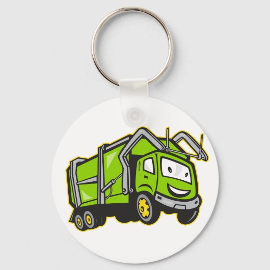 Rubbish Truck Sleutelhanger (Voorkant)