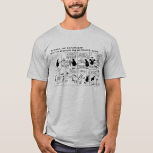 Rube Goldberg Watch Maker strip T-shirt