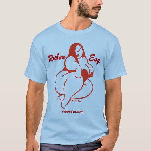 Ruben Esq Logo (rood) T-shirt (Voorkant)