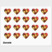 Rubeneske peren hart sticker (Vel)
