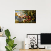 Rubens - Aurora ontvoert Cephalus Poster (Thuiskantoor)