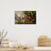 Rubens - Aurora ontvoert Cephalus Poster (Keuken)