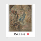 Rubens - De Maagd als de vrouw van de Apocalyps Sticker (Vel)