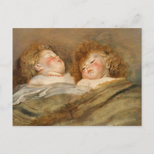 Rubens Deux enfants endormis CC0729 Carte postale (Devant)