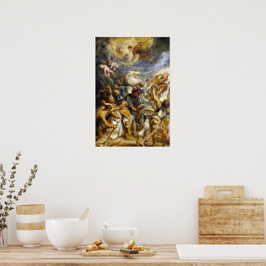 Rubens - martelaarschap van Saint Livinus Poster (Keuken)