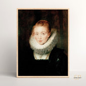Rubens Pieter Paul Portret Lady Waiting Infanta Poster
