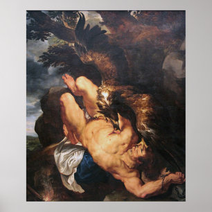 Rubens – Prometheus Bound (Philadelphia Museum) Poster