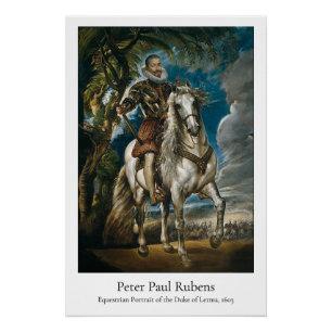 Rubens – Ruiterportret van de hertog van Lerma Perfect Poster