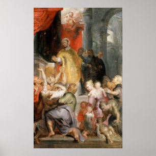 Rubens - wonderen van Saint Ignatius van Loyola Poster
