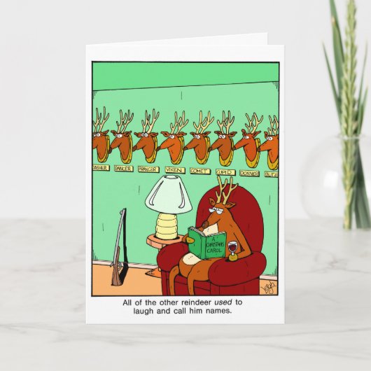 Rubes Toutes les autres cartes de Noël des rennes (Devant)