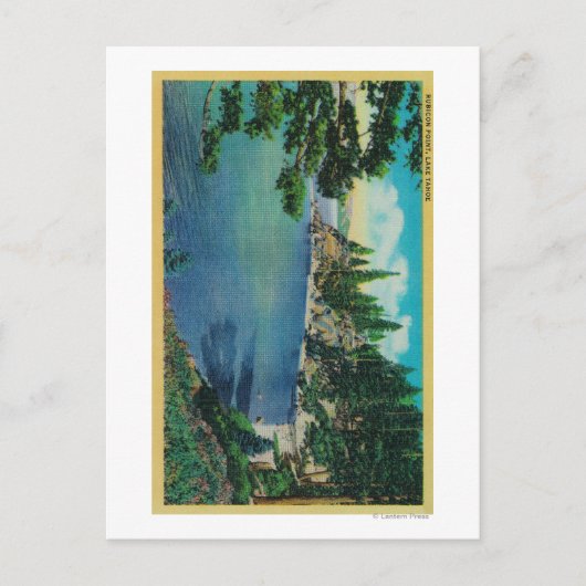 Rubicon Point ViewLake Tahoe, CA Briefkaart (Voorkant)