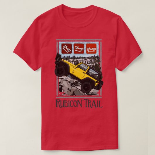 Rubicon Trail3 T-shirt (Design voorkant)
