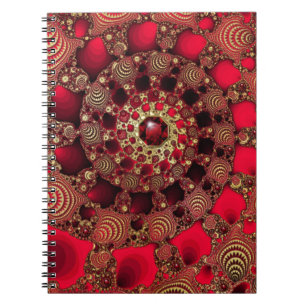 Rubies en goudNotitieboek Notitieboek
