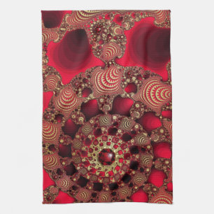 Rubies & Gold Kitchen Towel Theedoek