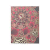 Rubies & Gold-laptop Notitieblok (Gedraaid)