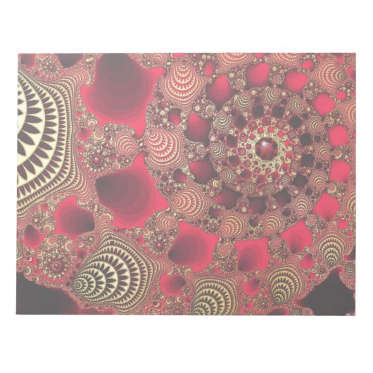 Rubies & Gold-laptop Notitieblok (Voorkant)