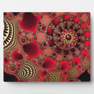 Rubies & Gold Photo Plaque Fotoplaat