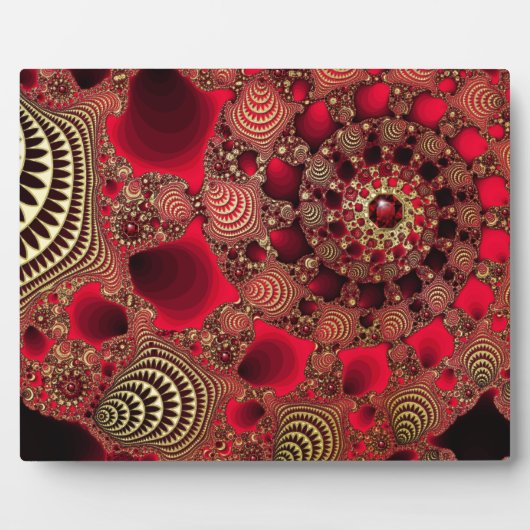 Rubies & Gold Photo Plaque Fotoplaat (Voorkant)