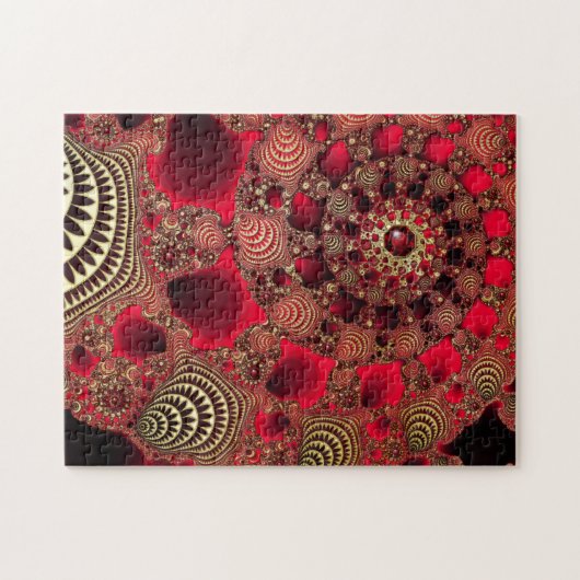 Rubies & Gold Puzzle Legpuzzel (Horizontaal)