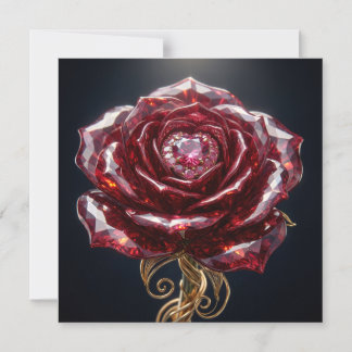 Rubies Red Magnet Card