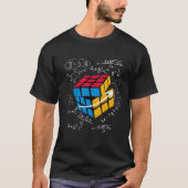 Rubik’s Cube Math Formula T-Shirt  (Devant)