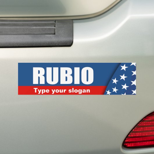 RUBIO BUMPERSTICKER (Op auto)