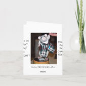 Rubis dans sa carte de kilt (Dos)