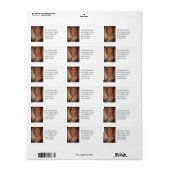 Rublev Jesus Christus Etiket (Full Sheet)