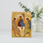 Rublev Trinity aan tafel Briefkaart (Staand voorkant)
