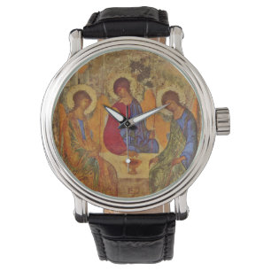 Rublev Trinity aan tafel Horloge
