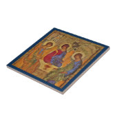 Rublev Trinity aan tafel Tegeltje (Zijkant)