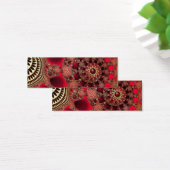 Rubrieken en gouden Bladwijzer Mini Visitekaartjes (Bureau)