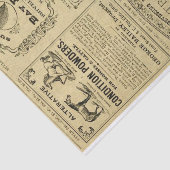  rubrieksadvertenties tissuepapier (Detail)