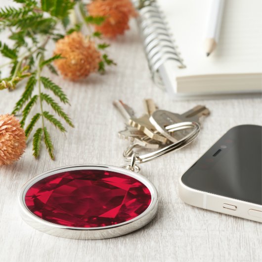 Ruby 1 sleutelhanger (Zijkant)