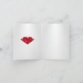 Ruby 40e trouwjubileum dankkaartjes bedankkaart (Binnen)