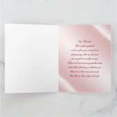 Ruby 40th Wedding Jubileum 8.5x11 Kaart (Binnen)