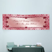 Ruby 40th Wedding Jubileum Banner (Beurs)