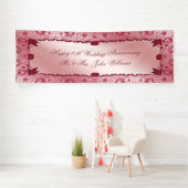 Ruby 40th Wedding Jubileum Banner (Insitu)