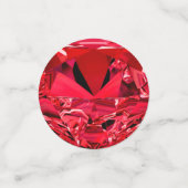 Ruby 40th Wedding Jubileum Tafeldecoraties Confetti (Kleine voorkant)