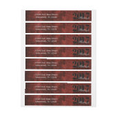 Ruby Afstudeerder | Thema Rode Garnet Crimson Scar (Vel)