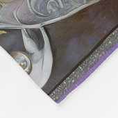 Ruby, Amethist, Sapphire en Pearl, Mandala Fleece Deken (Hoek)