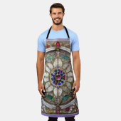 Ruby, Amethist, Sapphire en Pearl, Mandala Schort (Gedragen)