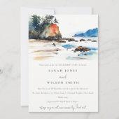 Ruby Beach Olympic National Park Verloving Kaart (Voorkant)