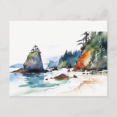 Ruby Beach Olympic National Park Wedding Details Informatiekaartje (Achterkant)