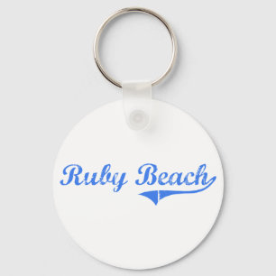 Ruby Beach Washington Classic Design Sleutelhanger