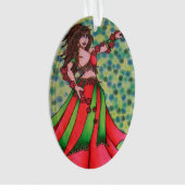 Ruby Belly Dancer Ornament (voorkant)