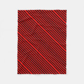 Ruby Black Fleece Deken (Voorkant)