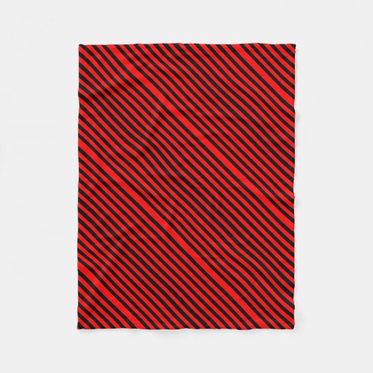 Ruby Black Fleece Deken (Voorkant)