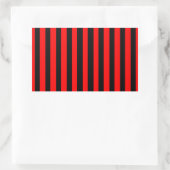 Ruby Black Rechthoekige Sticker (Tas)