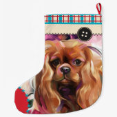 Ruby Cavalier kerststkoning | controleur Grote Kerstsok (Achterkant)